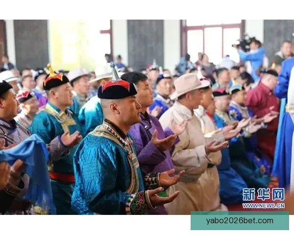 成吉思汗陵旅游区512名搏克选手现场展现强健肌肉力量魅力